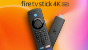 Amazon Fire TV Stick 4K with remote.